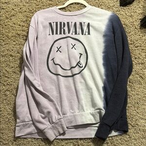 Nirvana Graphic Men's Sweater - Black and White